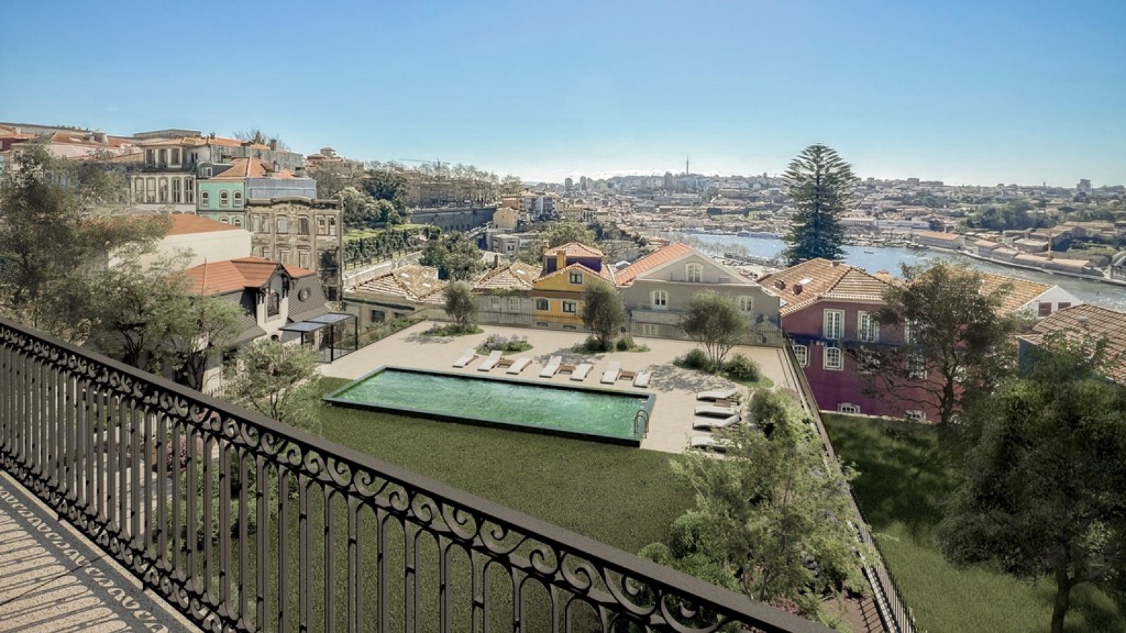 Neue 2-Zimmer-Wohnung mit Terrasse zu verkaufen in Porto, Portugal_341068