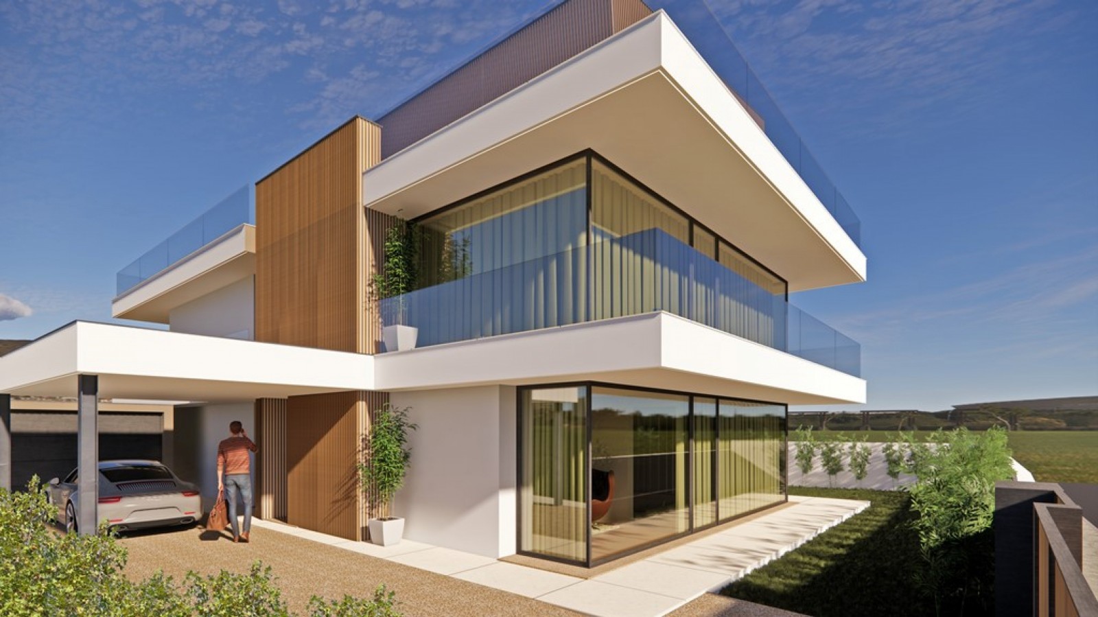 Moradia com vista mar, rooftop panorâmico e piscina à venda, Valadares_341866