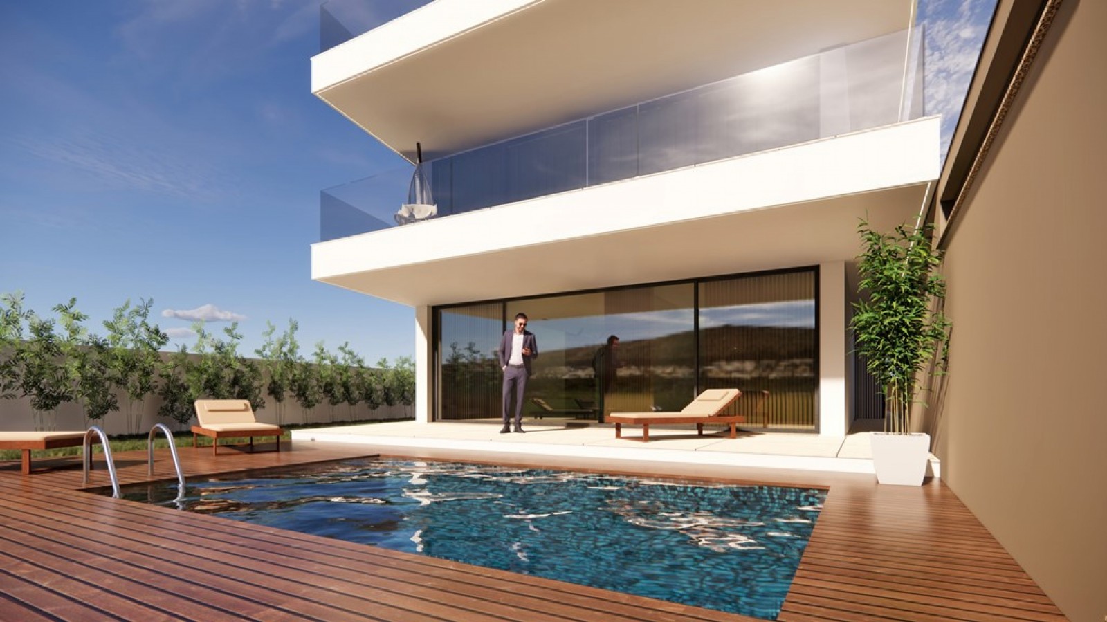 Moradia com vista mar, rooftop panorâmico e piscina à venda, Valadares_341871