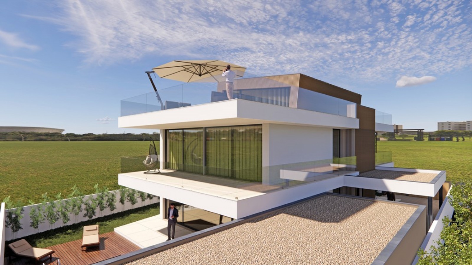 Moradia com vista mar, rooftop panorâmico e piscina à venda, Valadares_341873