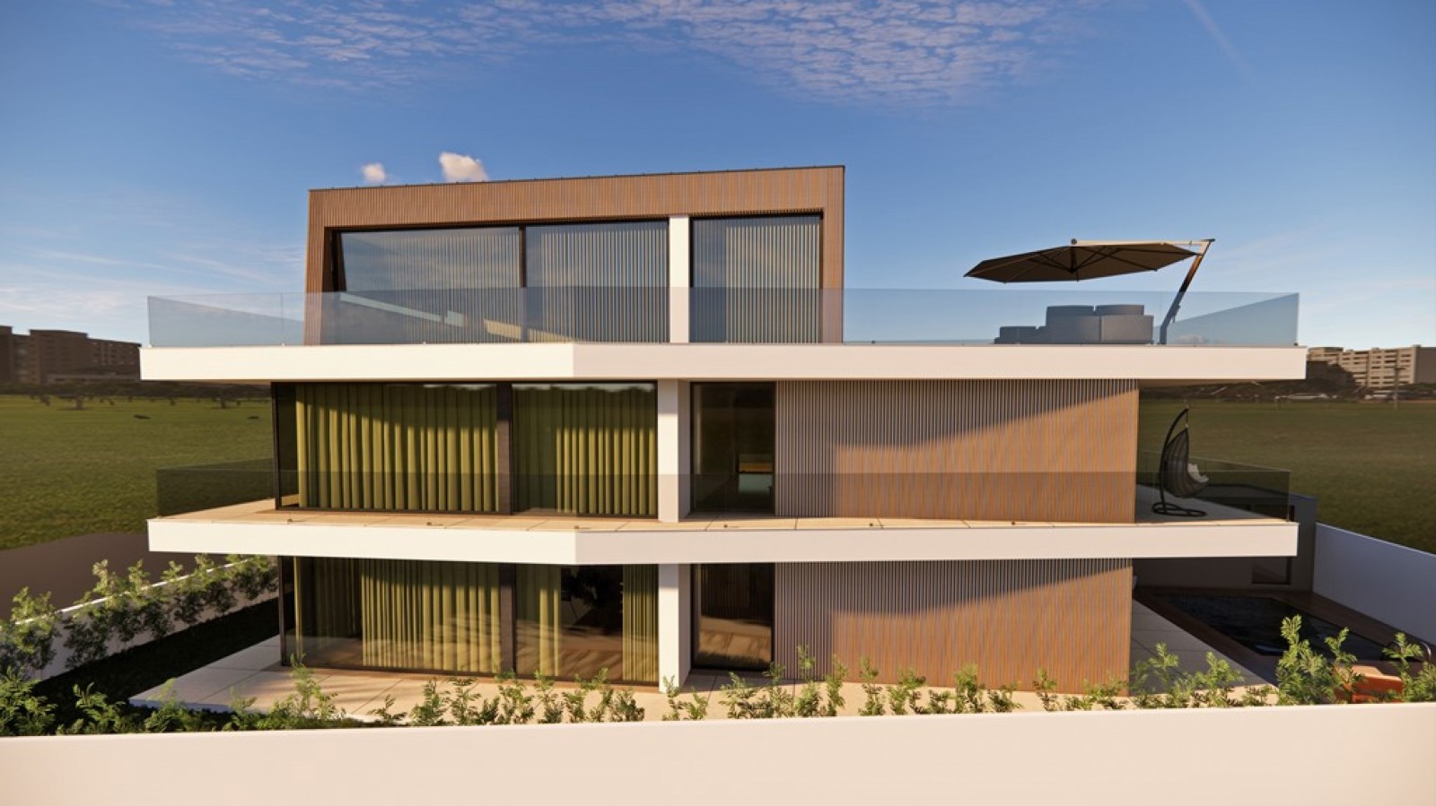 Moradia com vista mar, rooftop panorâmico e piscina à venda, Valadares_341878