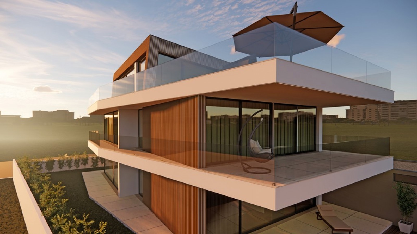 Moradia com vista mar, rooftop panorâmico e piscina à venda, Valadares_341880