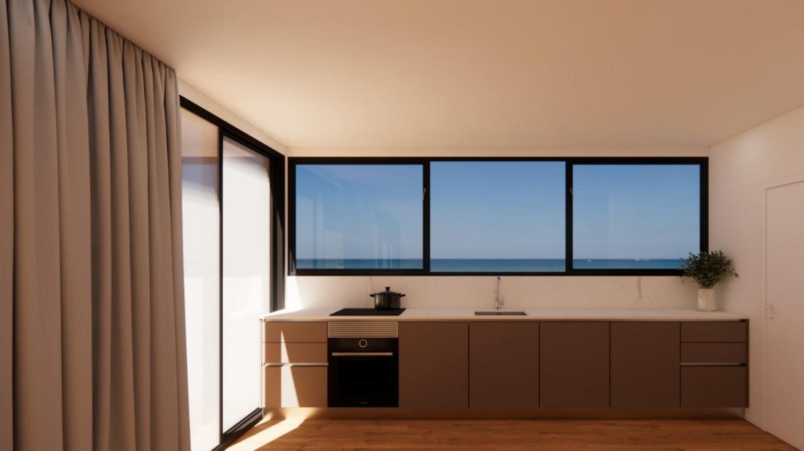 Moradia com vista mar, rooftop panorâmico e piscina à venda, Valadares_341882