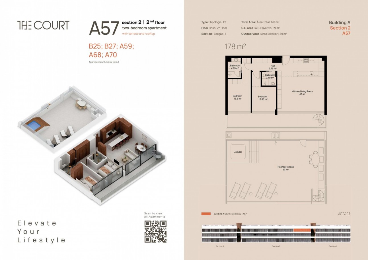 Appartement à vendre à The Court à Carvoeiro, Algarve, Portugal_346351