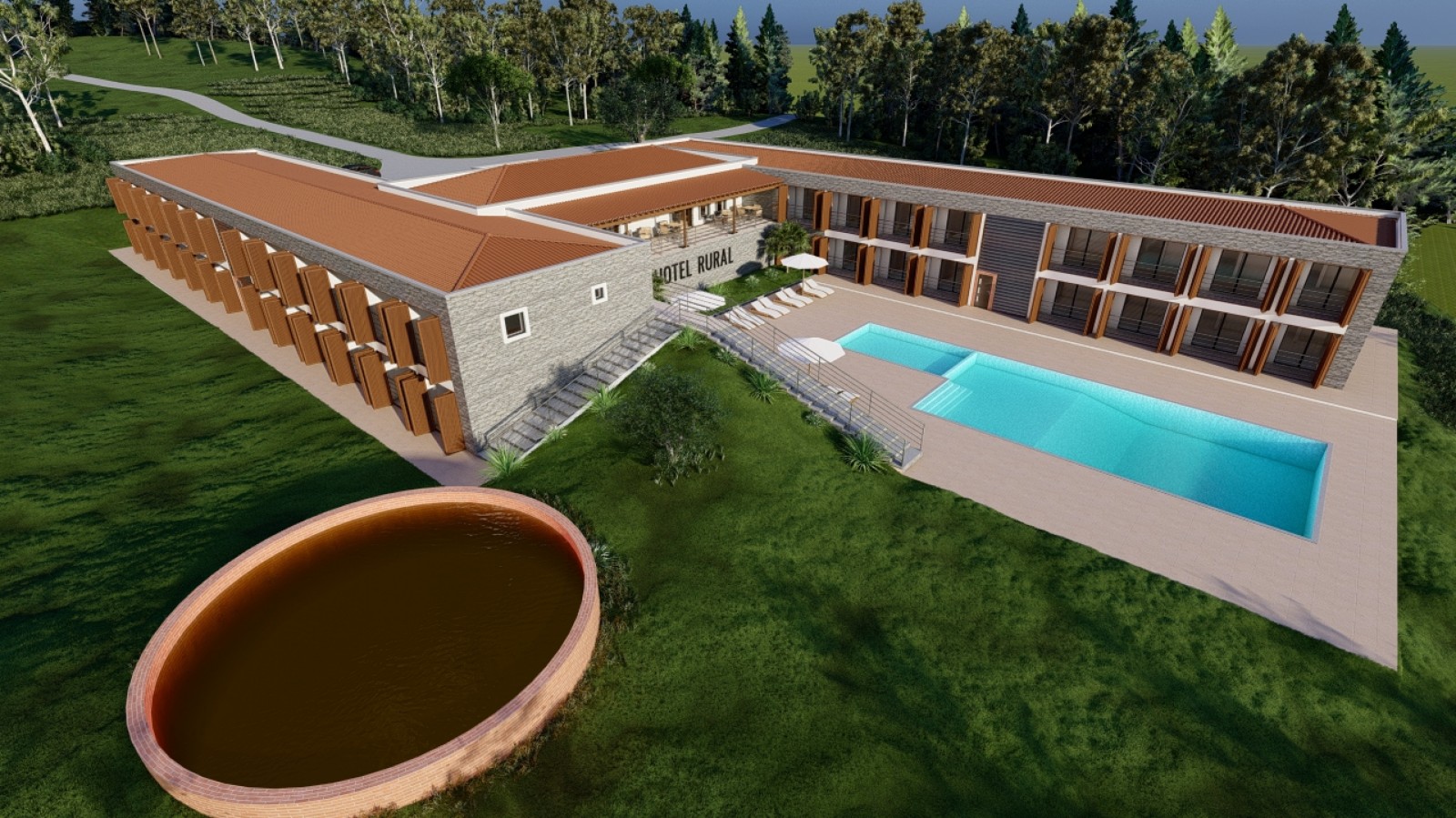 Projeto Chave na mão, Hotel Rural, à venda na Guia, Algarve_349986