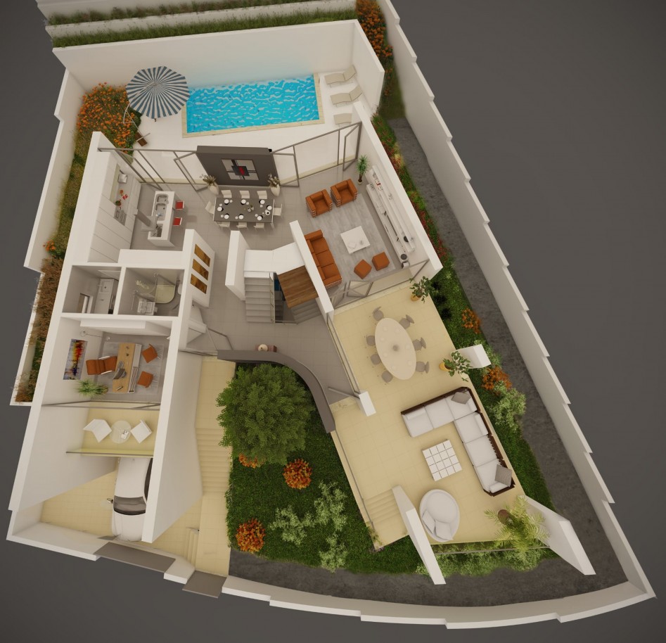 Modern 4-bedroom Villa, with pool, for sale in Lagos, Algarve_349996