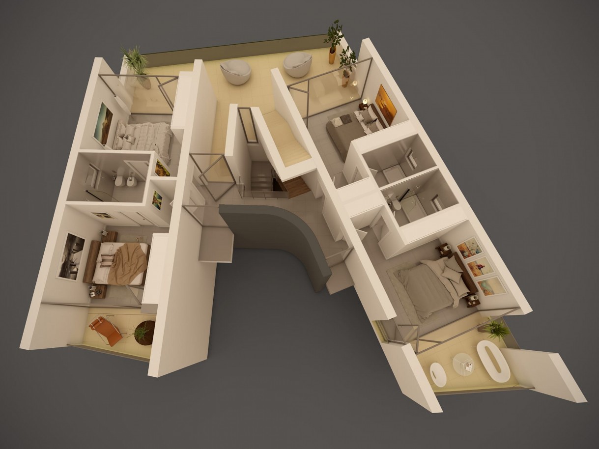 Modern 4-bedroom Villa, with pool, for sale in Lagos, Algarve_349997