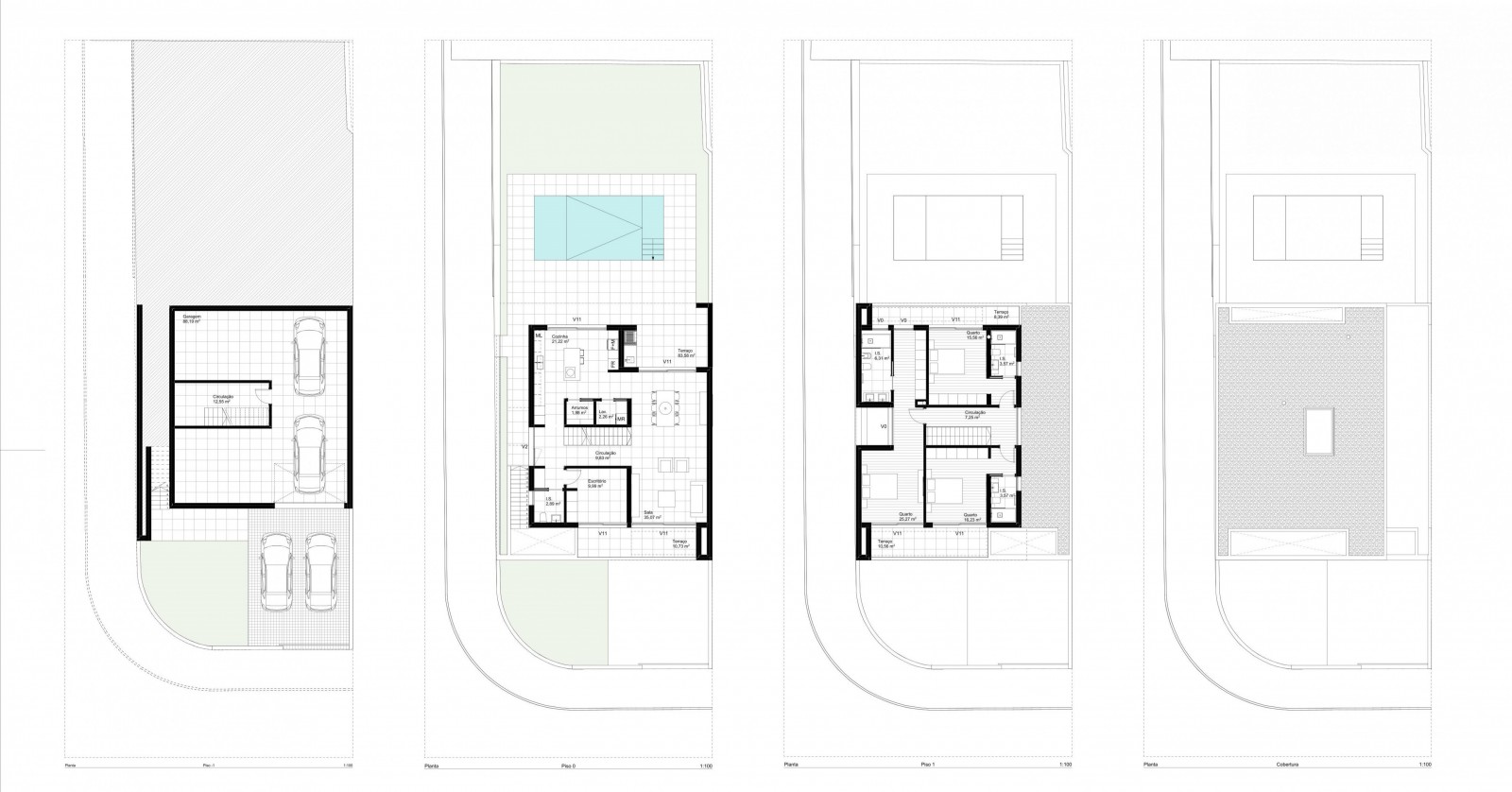 Moderna Moradia T4, com piscina, para venda em Lagoa, Algarve_350006