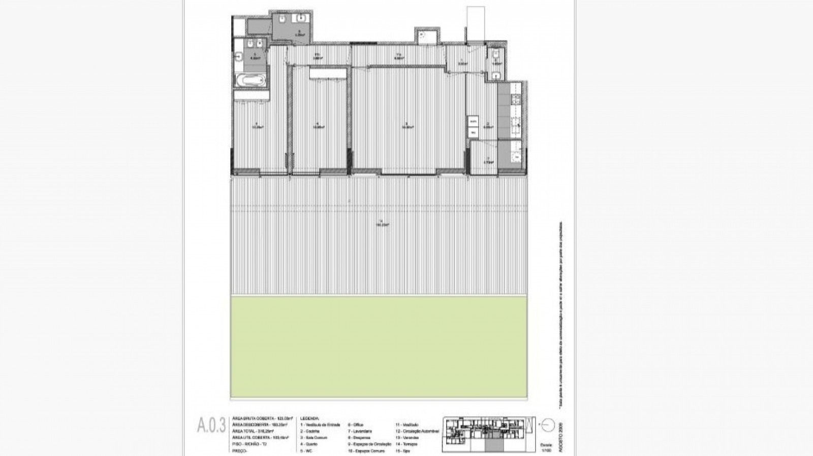 Apartamento T2 com jardim para venda na Granja em Vila Nova de Gaia_350414