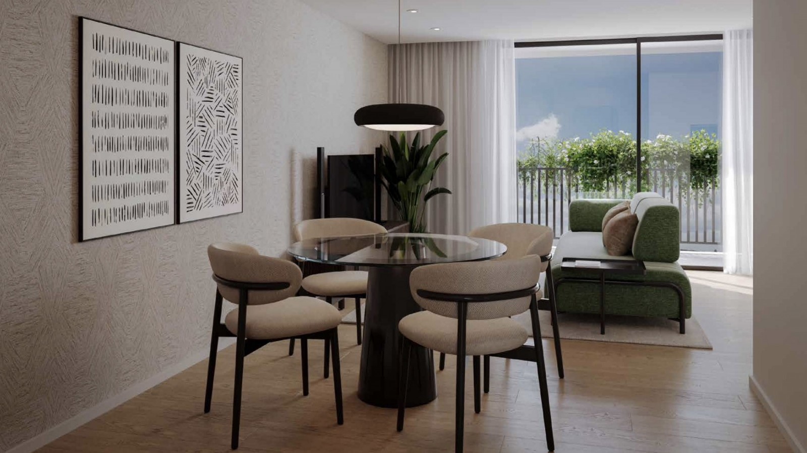 Oporto Plaza: 2 bedroom flat with balcony for sale in Porto, Portugal_350566