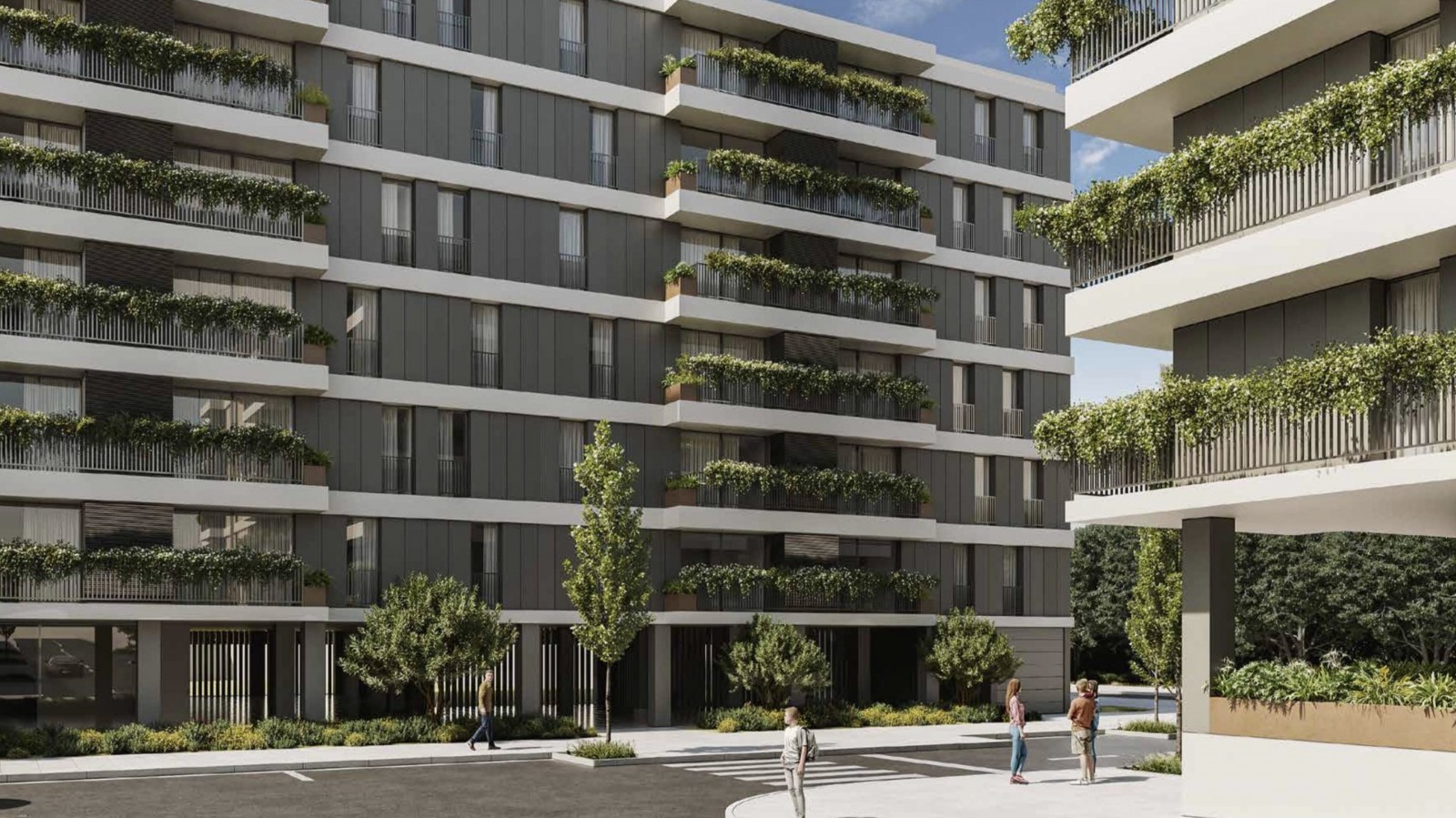 Oporto Plaza: 2 bedroom flat with balcony for sale in Porto, Portugal_350625