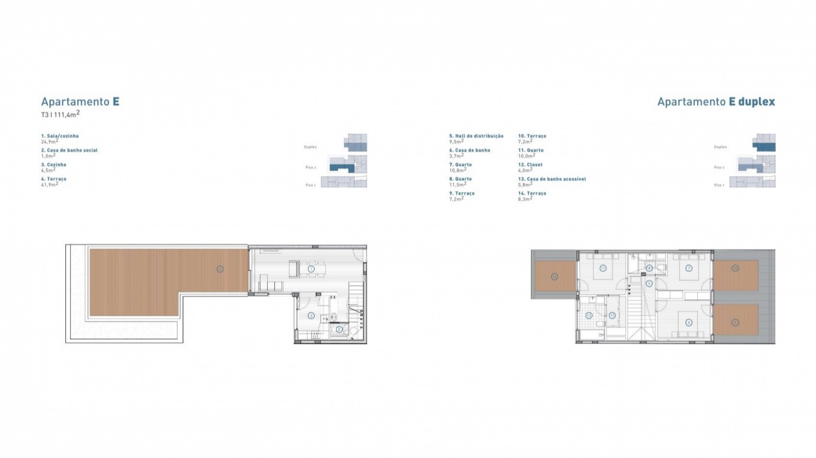 Appartement Duplex avec terrasses à vendre à Matosinhos, Portugal_352388