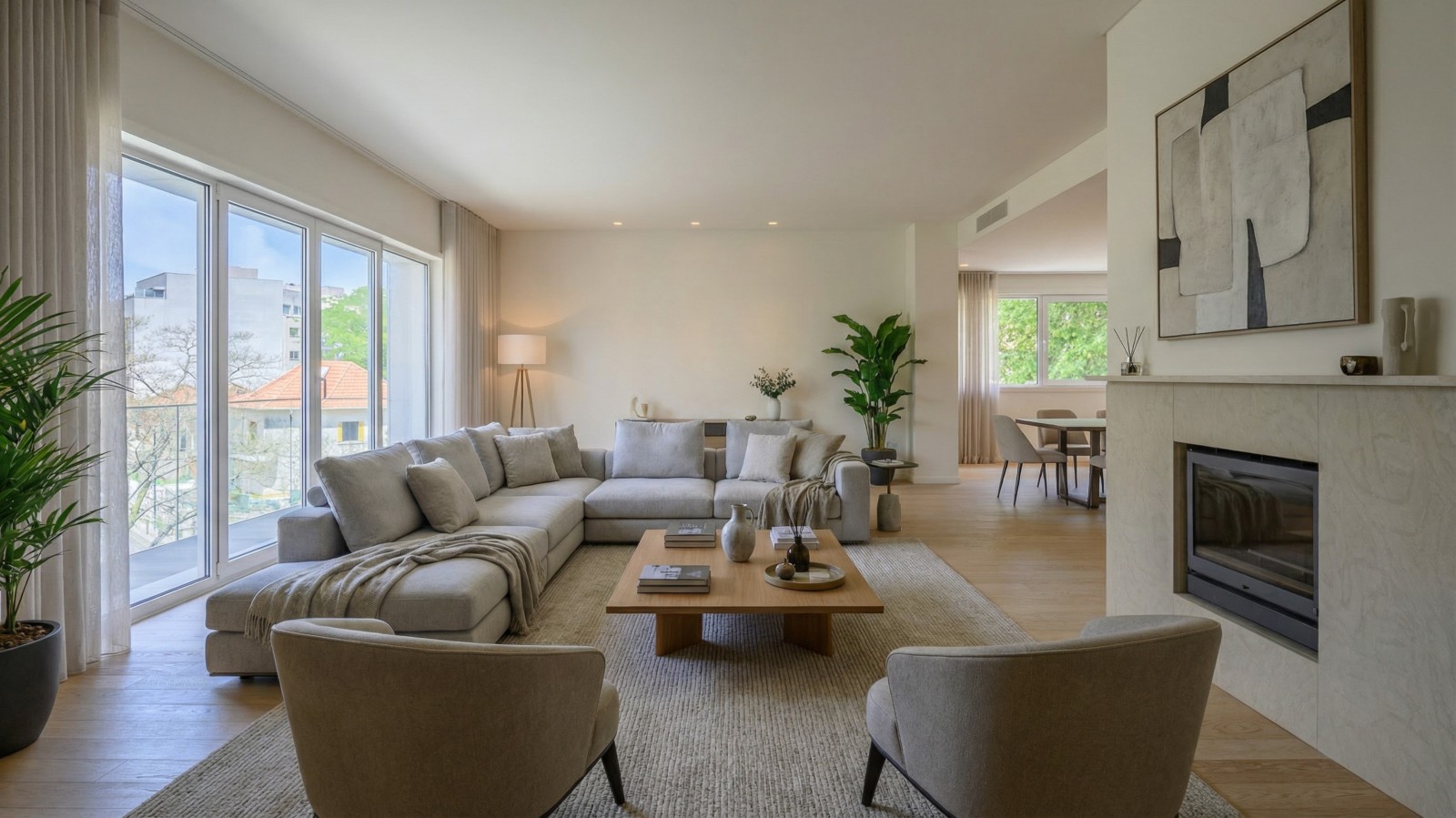 Appartement de luxe de 4 chambres avec balcon, à vendre, à Porto, Portugal_353603