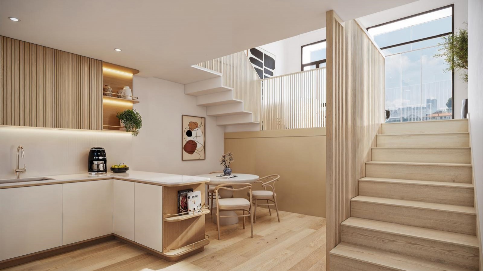 One bedroom duplex apartment with river views for sale in Gaia, Portugal_353718