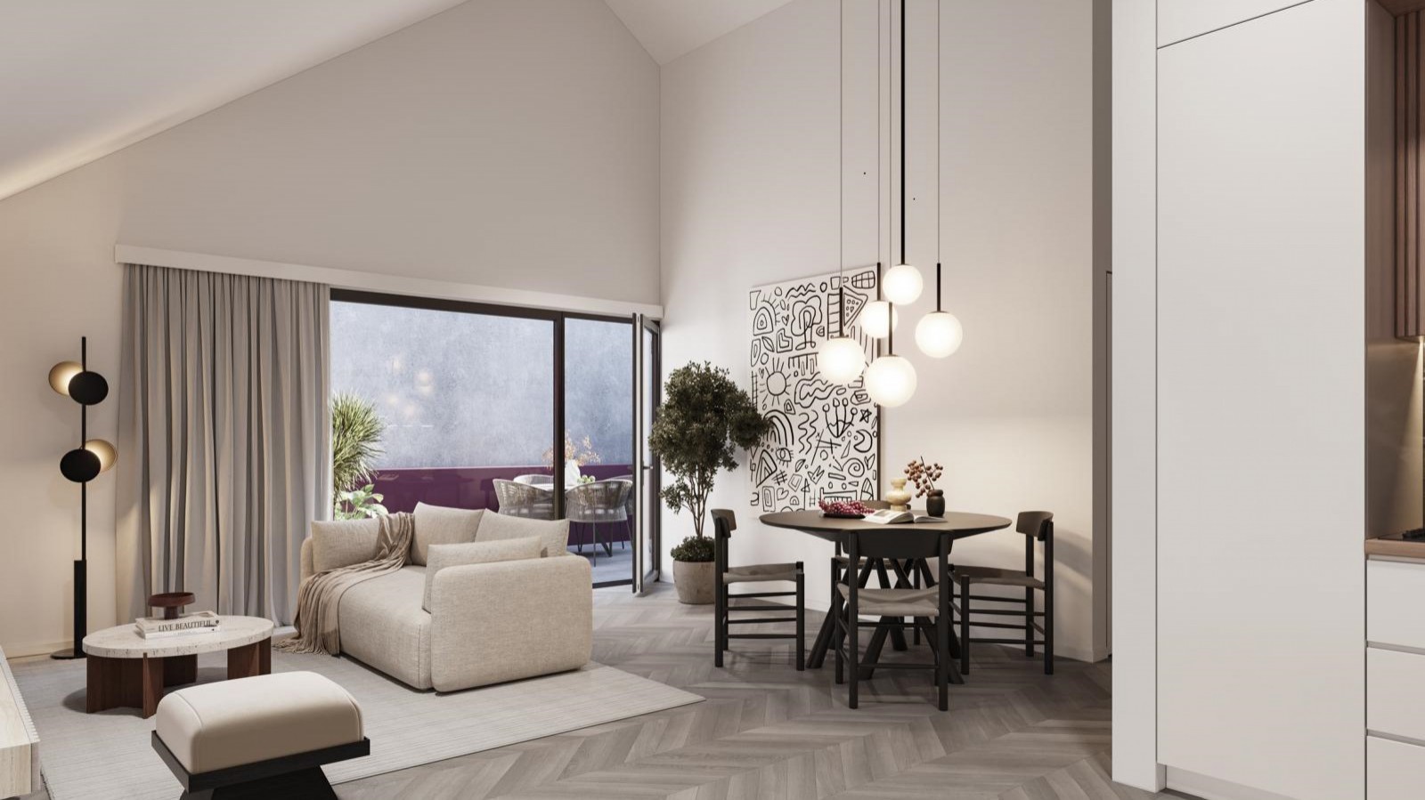 Piso dúplex de 1 dormitorio con vistas al río en venta Gaia, Portugal_353785