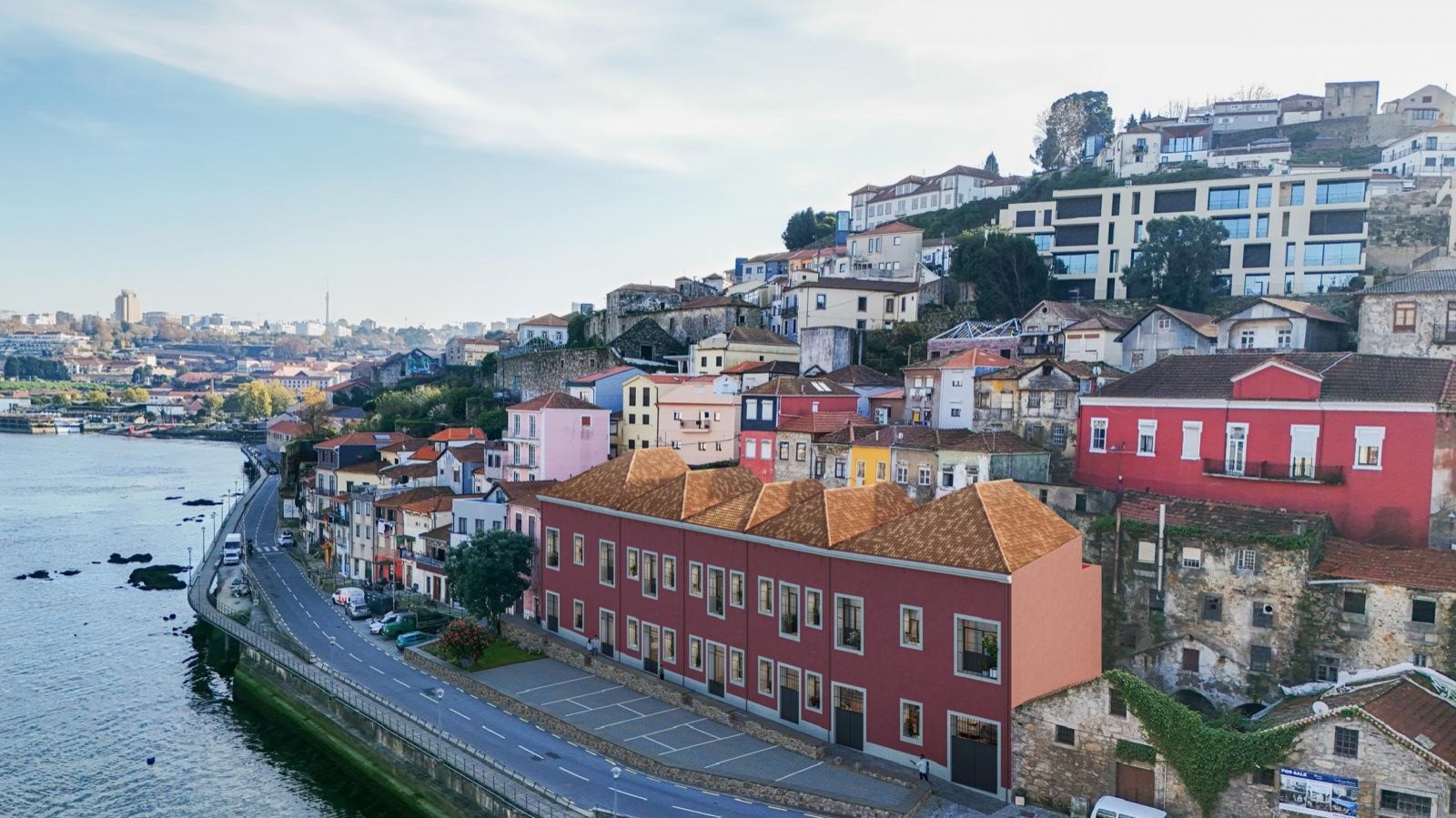 One bedroom duplex apartment with river views for sale in Gaia, Portugal_353857