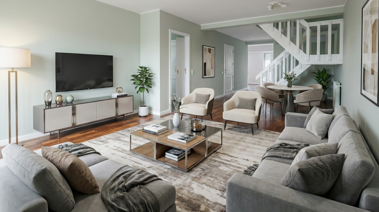 Three bedroom duplex flat with balconies for sale in Porto, Portugal_353959