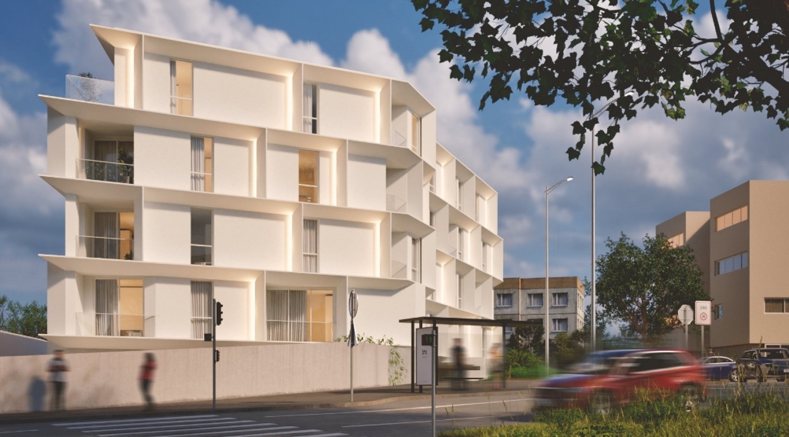 Piso nuevo de 1 dormitorio con balcón en venta en Matosinhos, Portugal_356387