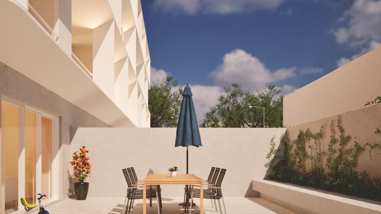 Apartamento T1 novo com terraço para venda no Matosinhos Sea Living, Portugal_356699