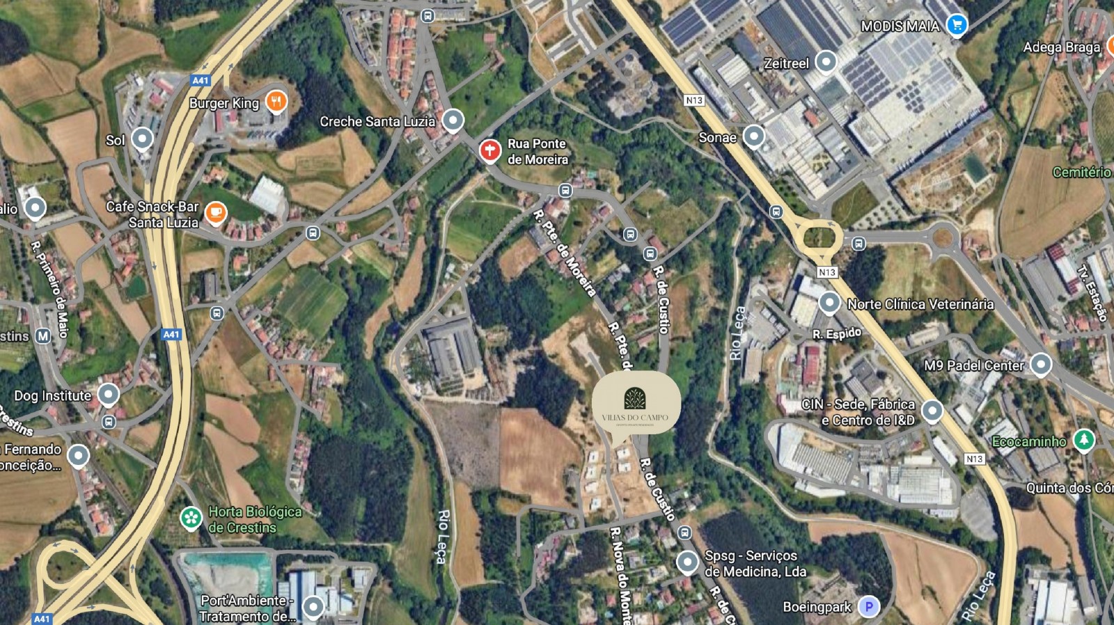 Villa 3 chambres avec piscine et jardin à vendre Leça Balio, Portugal_357269