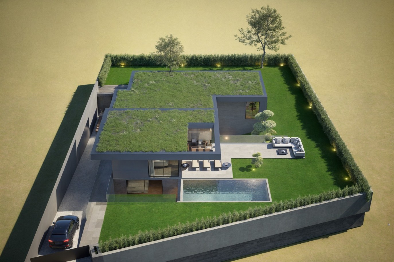 Moradia V4 com piscina e jardim à venda em Leça do Balio_358112