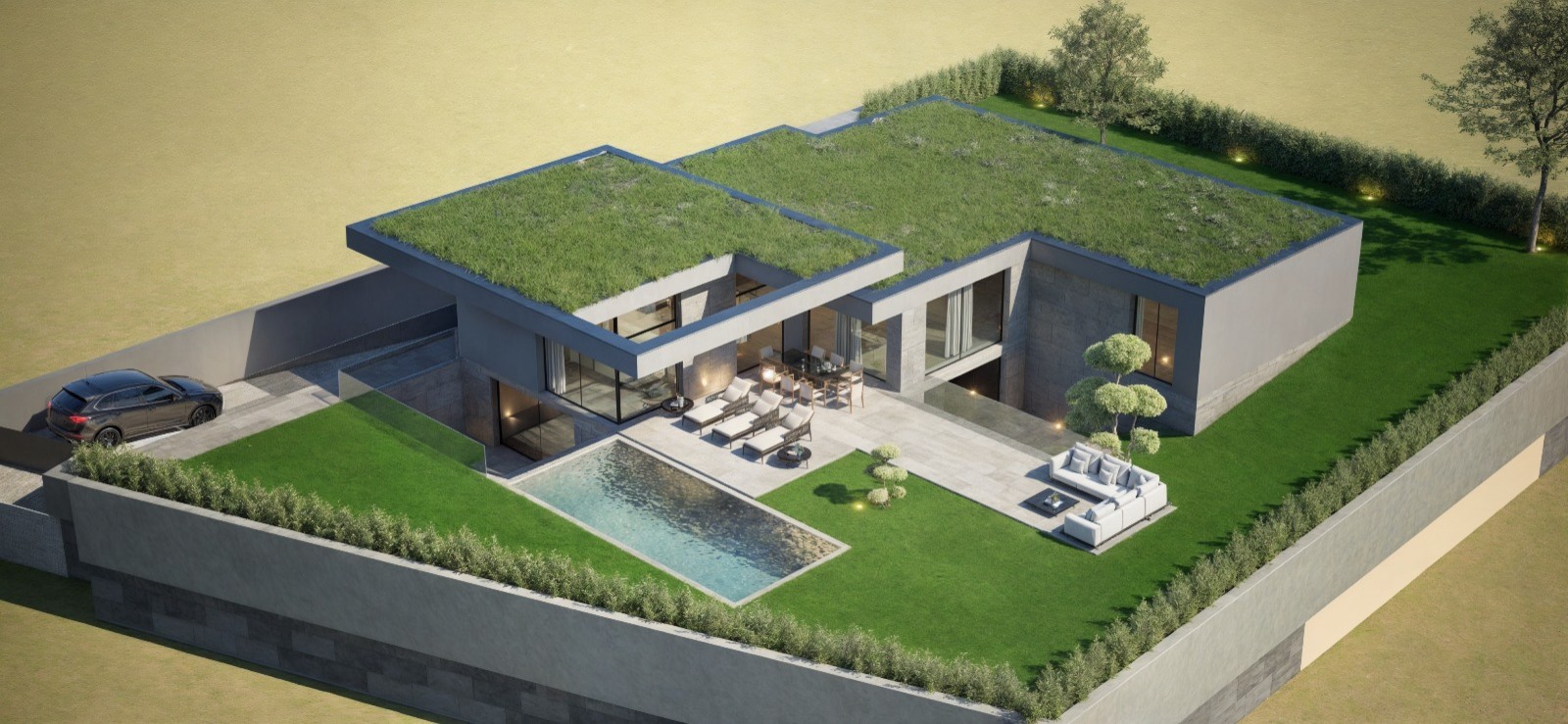 Moradia V4 com piscina e jardim à venda em Leça do Balio_358113