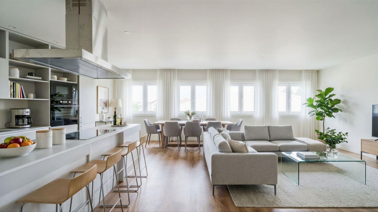 Piso nuevo de 4 dormitorios con balcón en venta en Oporto, Portugal_358130