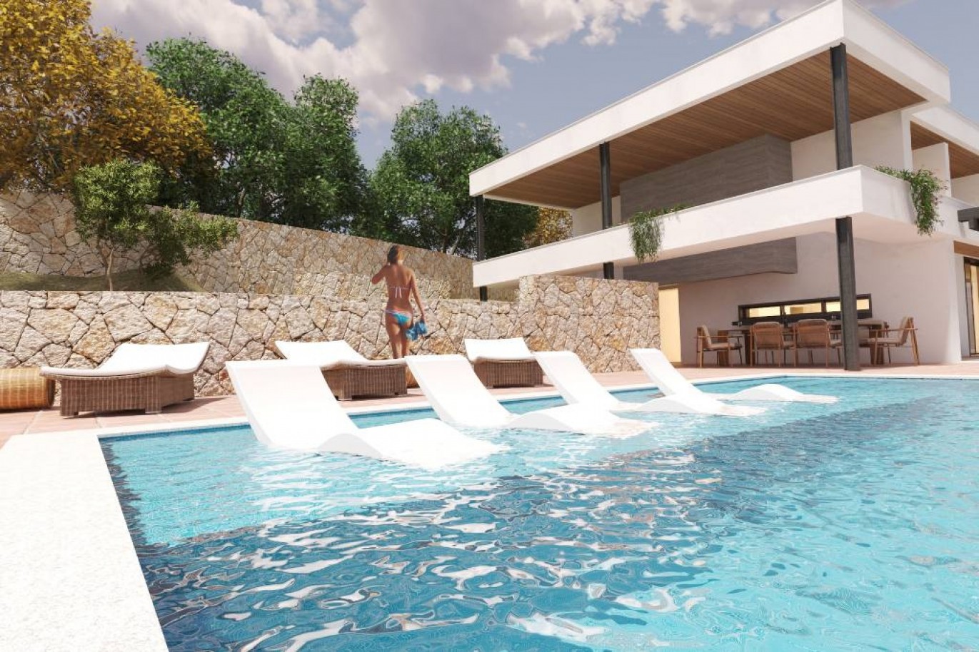 Terreno com projeto aprovado para moradia à venda Boliqueime, Algarve_358375