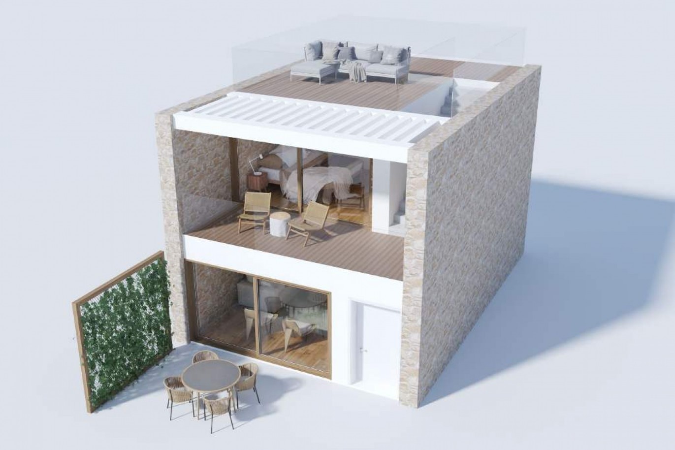 Terreno com projeto aprovado para moradia à venda Boliqueime, Algarve_358397