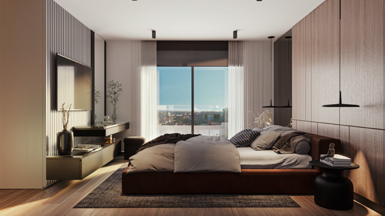 Apartamento T4 com varanda e vistas de mar em Leça da Palmeira_358609