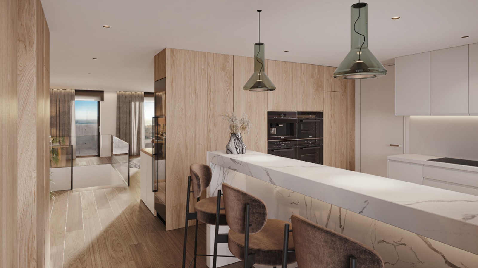 Apartamento T4 com varanda e vistas de mar em Leça da Palmeira_358611