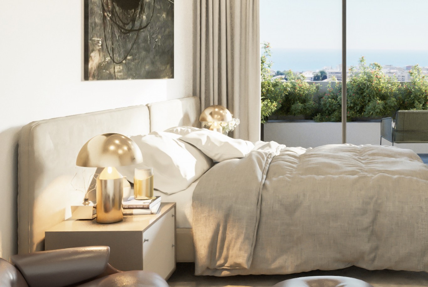 Apartamento T4 com varanda e vistas de mar em Leça da Palmeira_358629