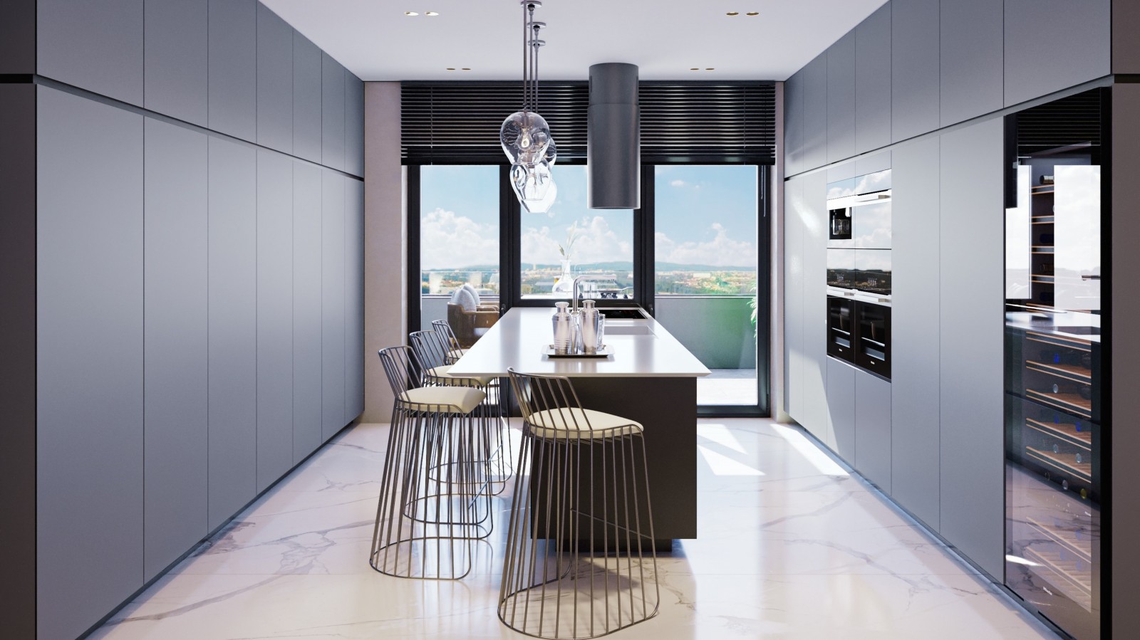 Huge penthouse with terrace, pool and sea view Leça Palmeira, Portugal_358688