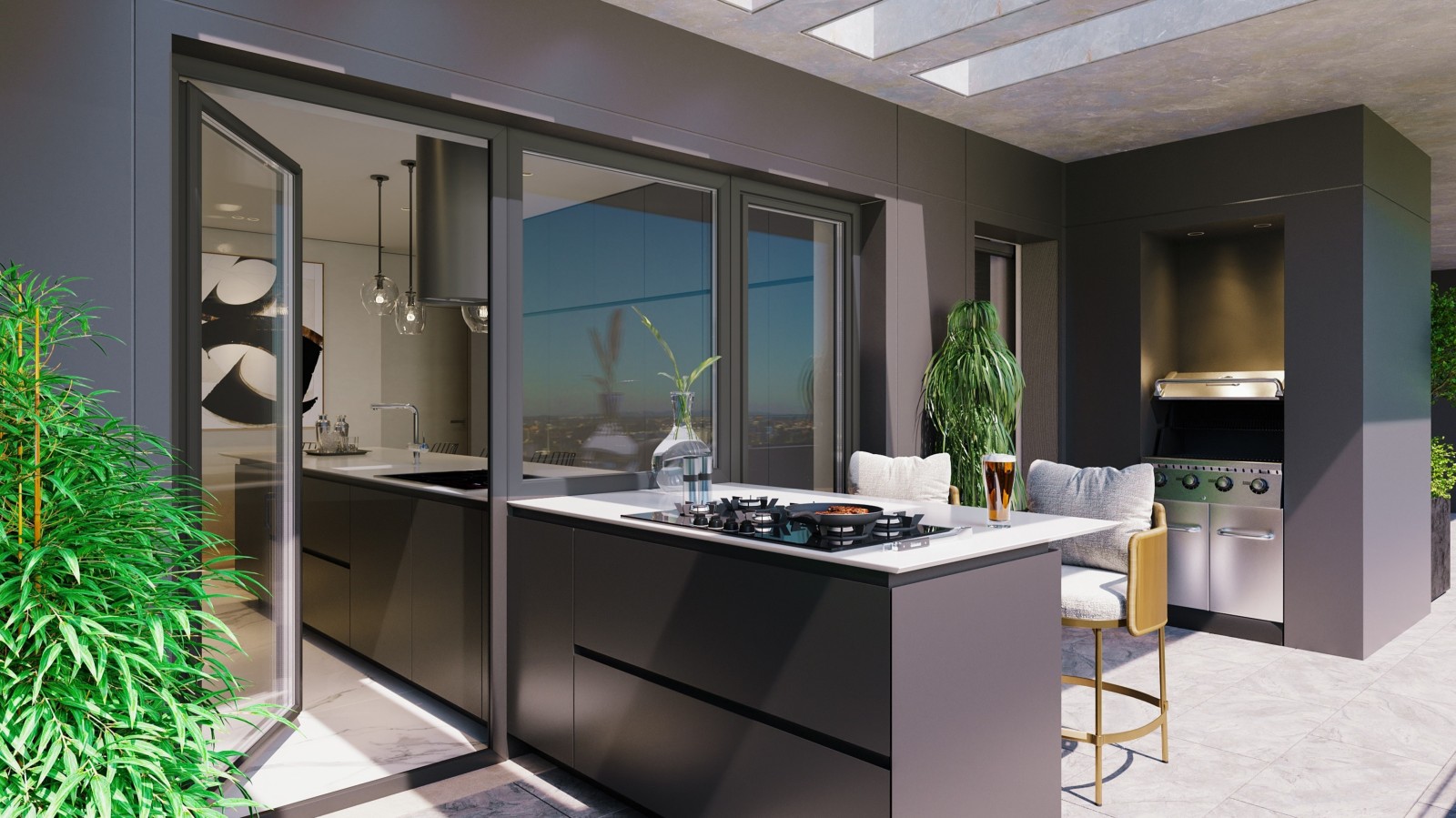 Huge penthouse with terrace, pool and sea view Leça Palmeira, Portugal_358689