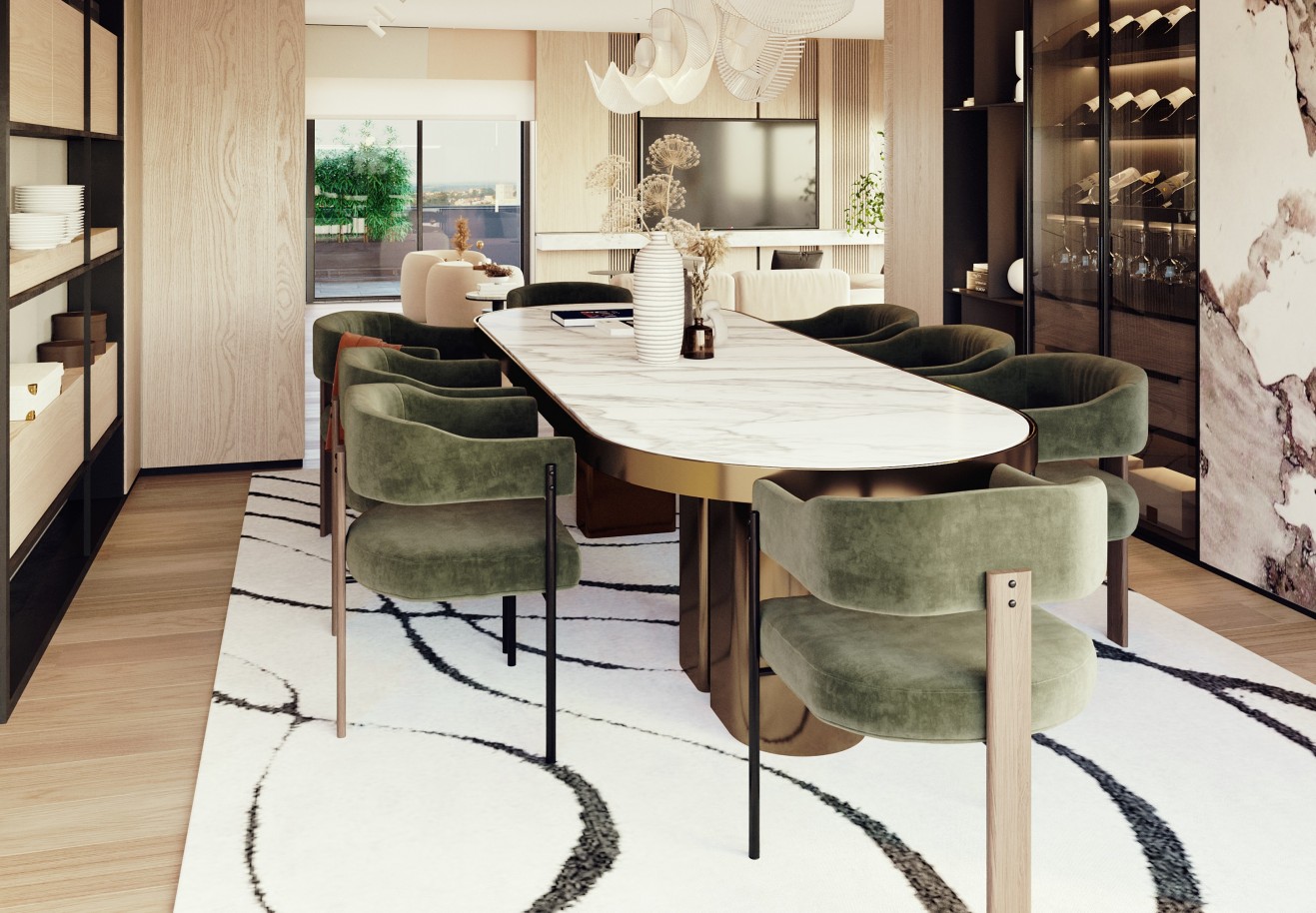 Huge penthouse with terrace, pool and sea view Leça Palmeira, Portugal_358691