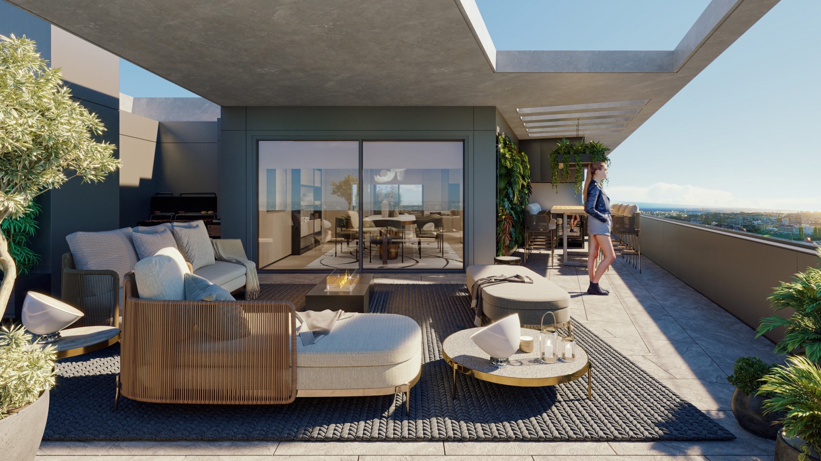 Huge penthouse with terrace, pool and sea view Leça Palmeira, Portugal_358694