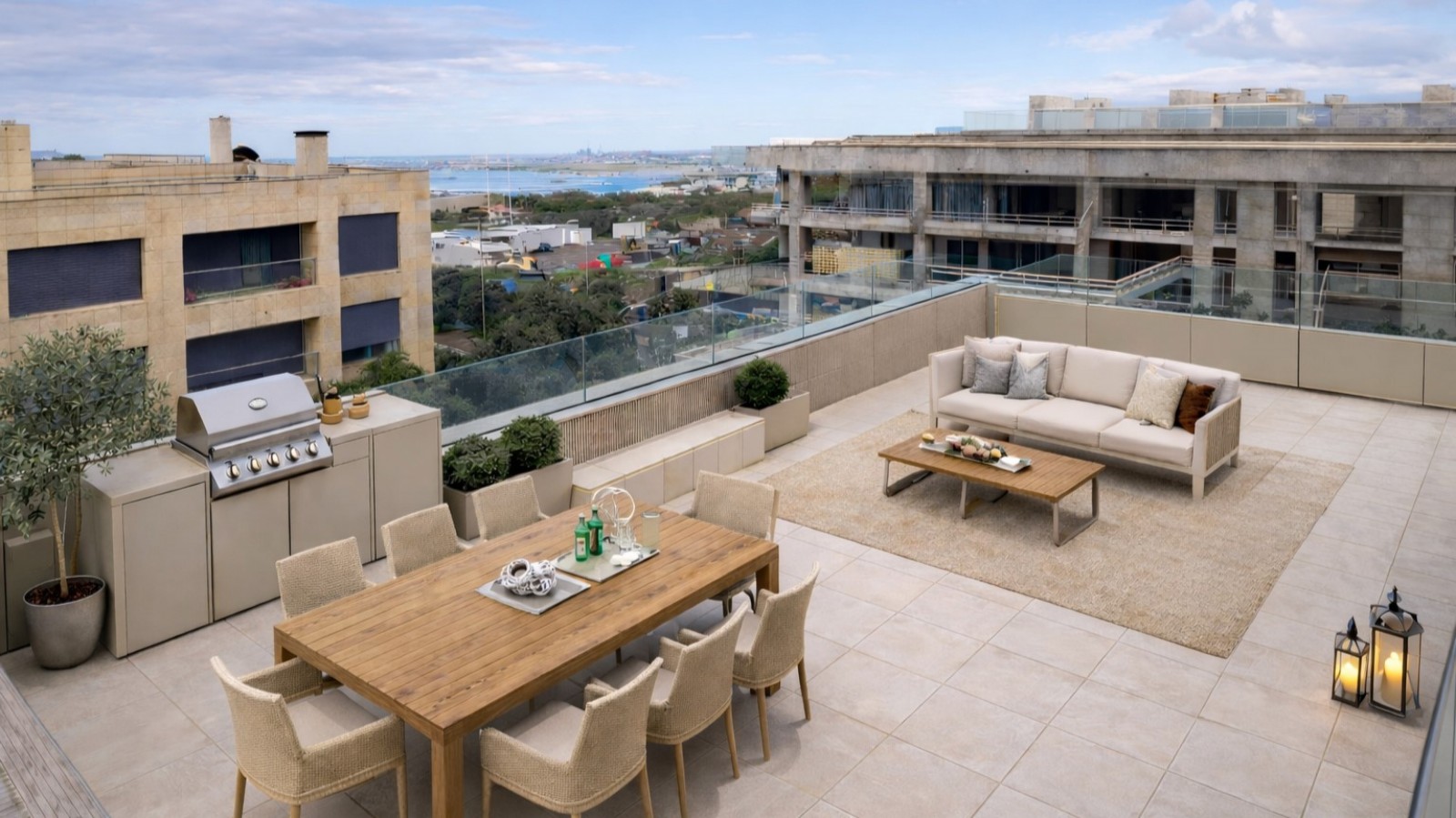 Four+one bedroom apartment with terrace and pool, in Foz, Porto, Portugal_359158