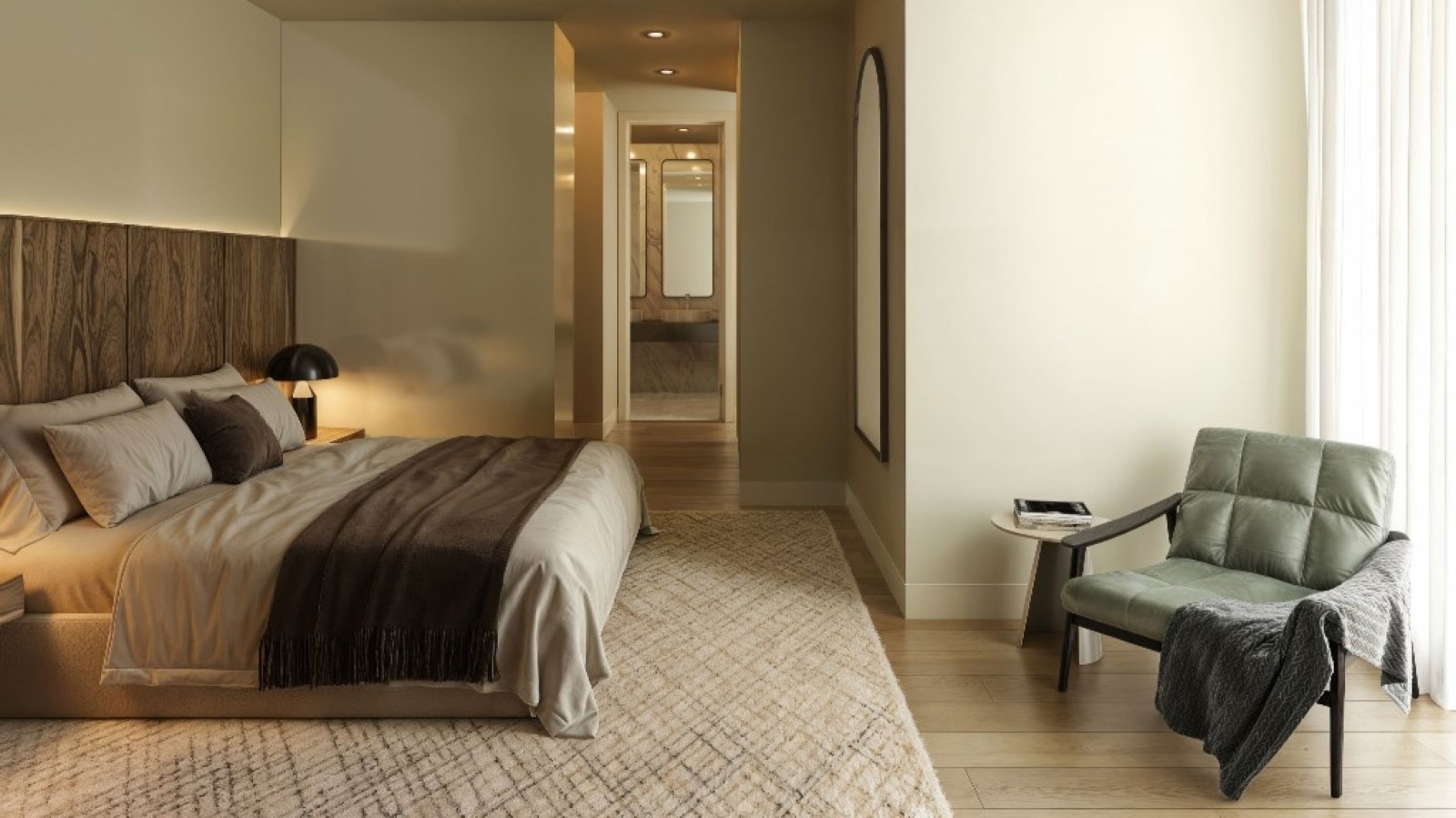 Zwei Schlafzimmer Wohnung mit Balkon in Matosinhos Sul, Portugal_365182