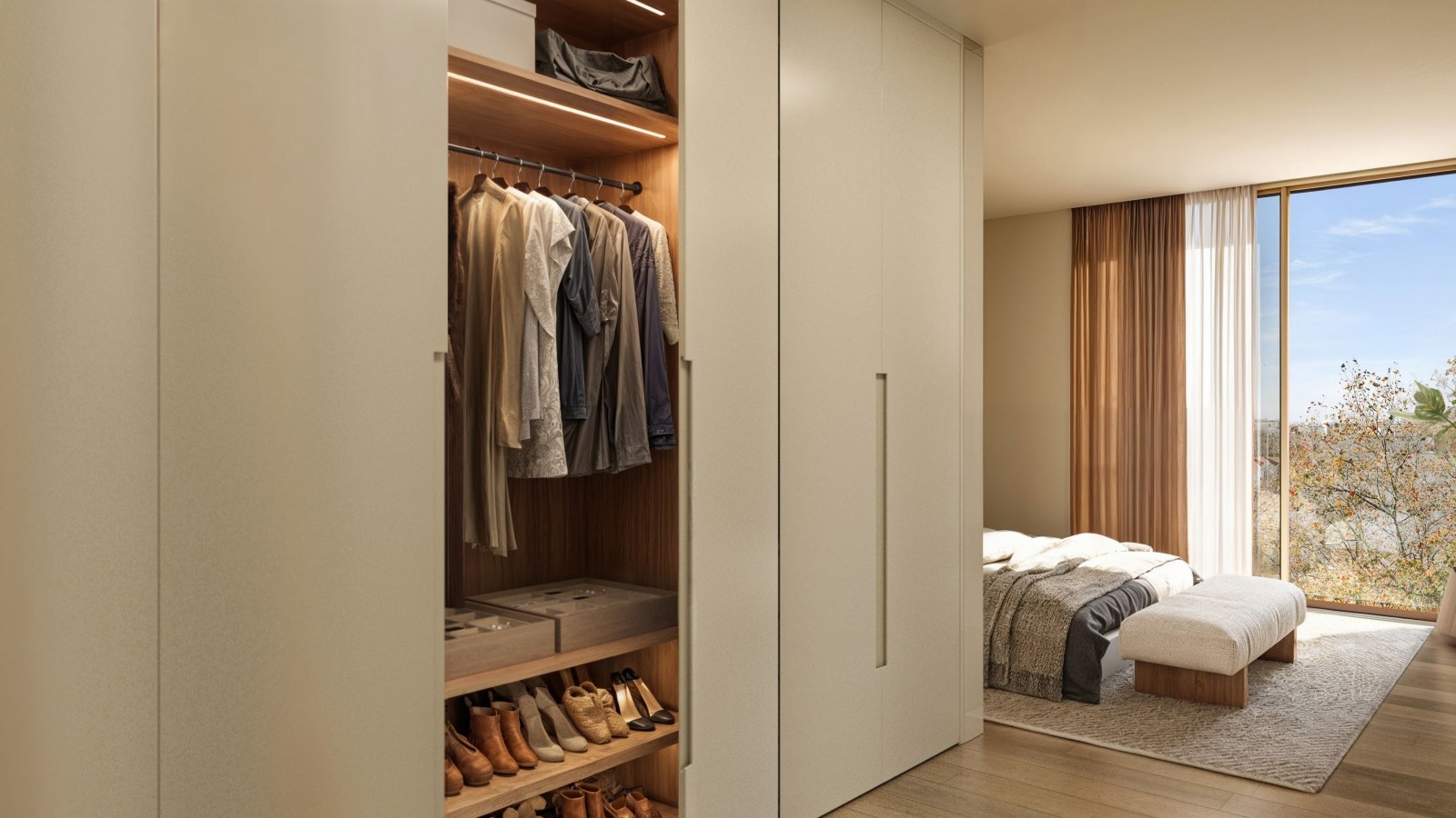 Zwei Schlafzimmer Wohnung mit Balkon in Matosinhos Sul, Portugal_365183