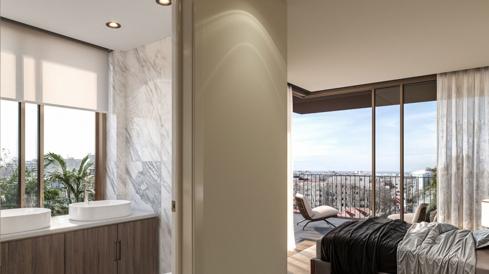 Drei-Schlafzimmer-Wohnung mit Balkon in Matosinhos Sul, Portugal_365407