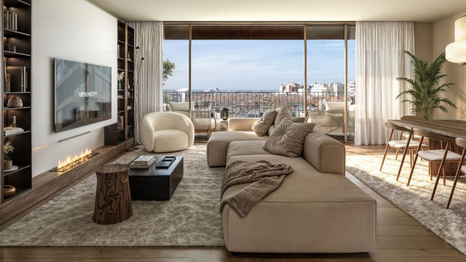 Drei-Schlafzimmer-Wohnung mit Balkon in Matosinhos Sul, Portugal_365413