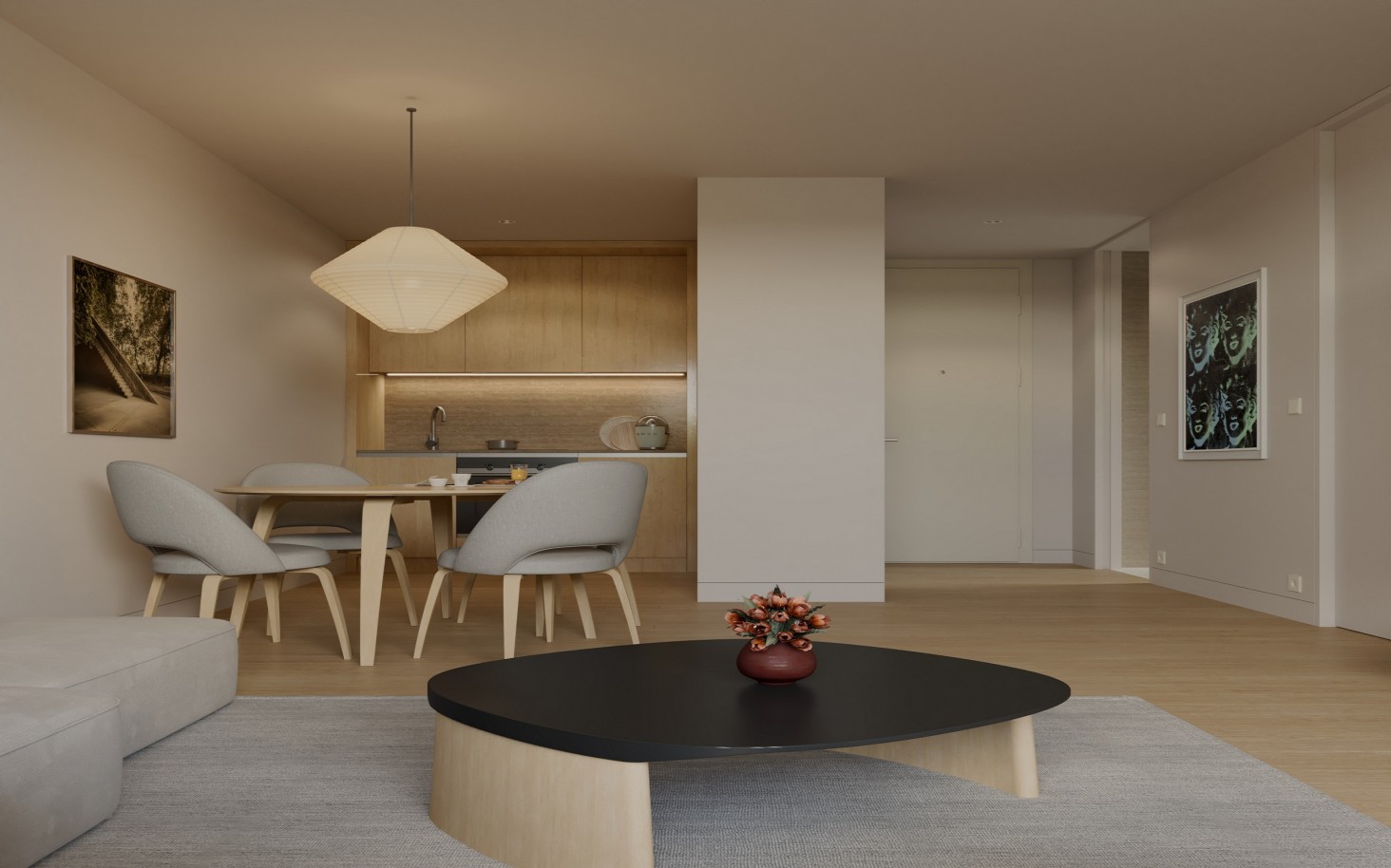Apartamento de 1 quarto com varanda perto do mar no Porto, Portugal_370690