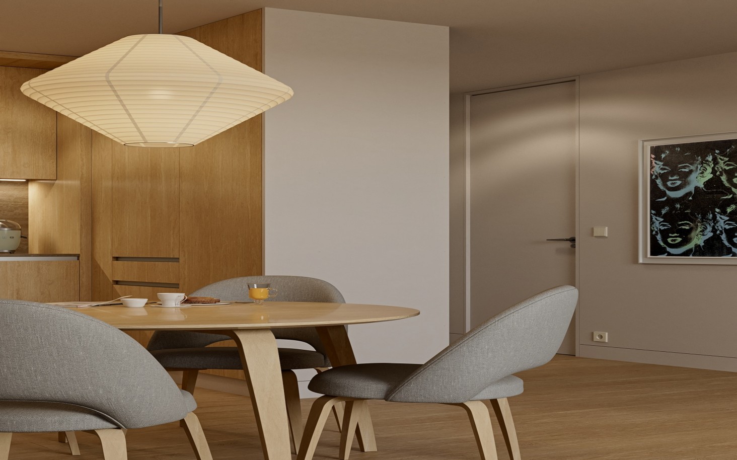 Apartamento de 1 quarto com varanda perto do mar no Porto, Portugal_370701