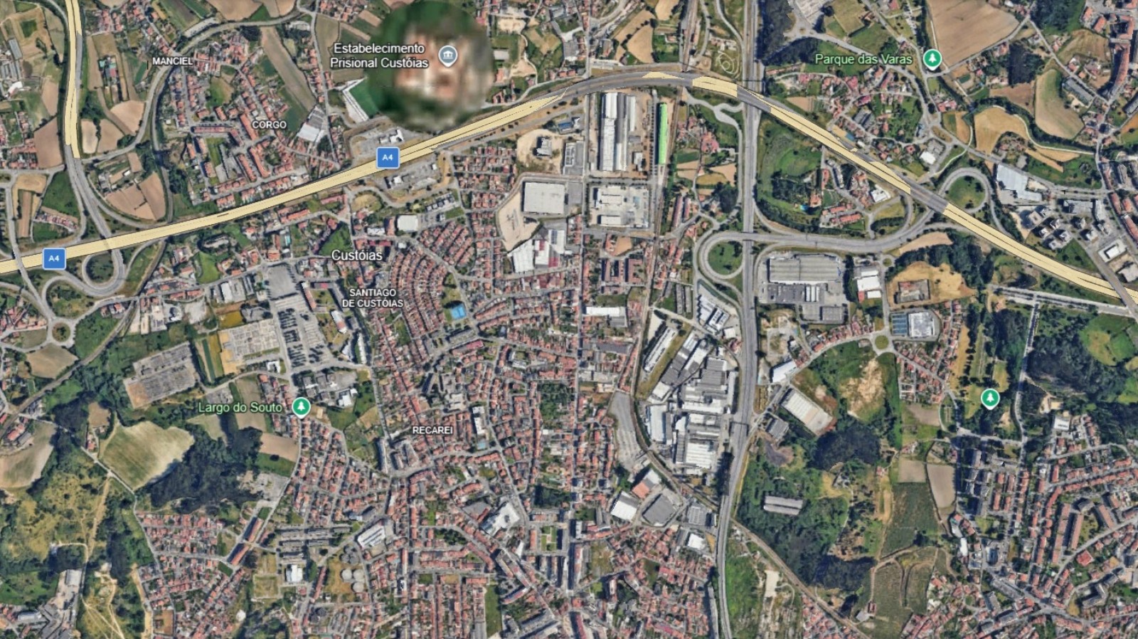 Grundstück mit Bauvorhaben für Wohngebäude in Leça do Balio, Portugal_370829