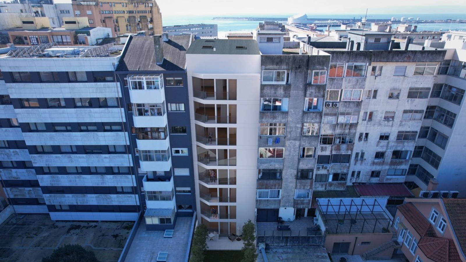 T1 apartment with a terrace, under construction, Matosinhos, Portugal_370834
