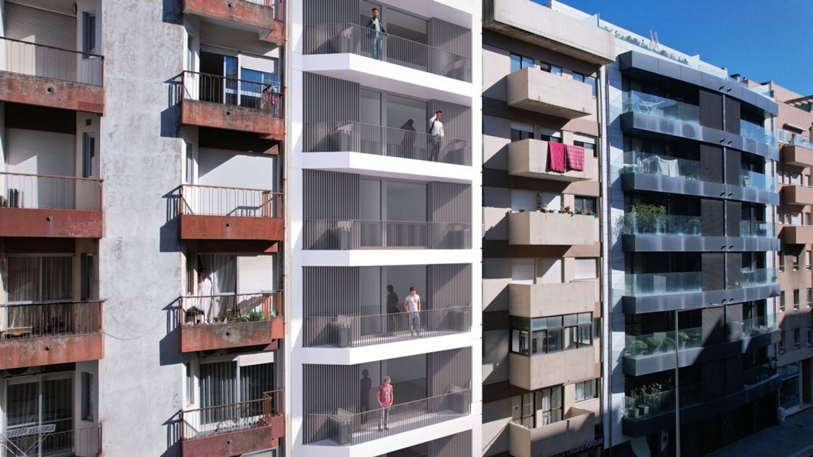 T1 apartment with a balcony, under construction, Matosinhos, Portugal_370848