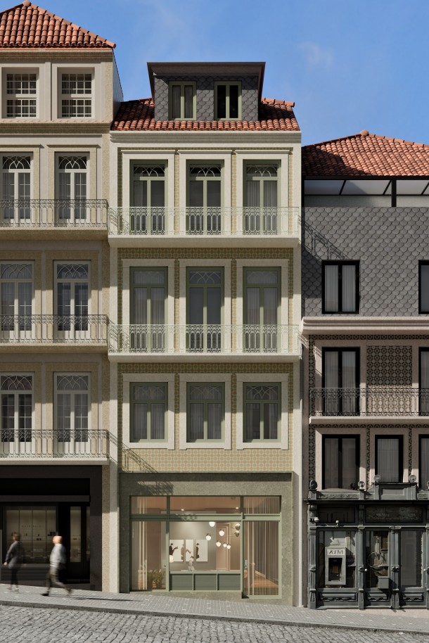 Local comercial con terraza, en venta en el centro de Oporto, Portugal_371101