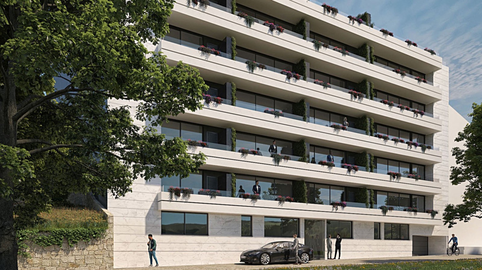 Piso de 3 habitaciones con balcón en Leça da Palmeira, Portugal_378005