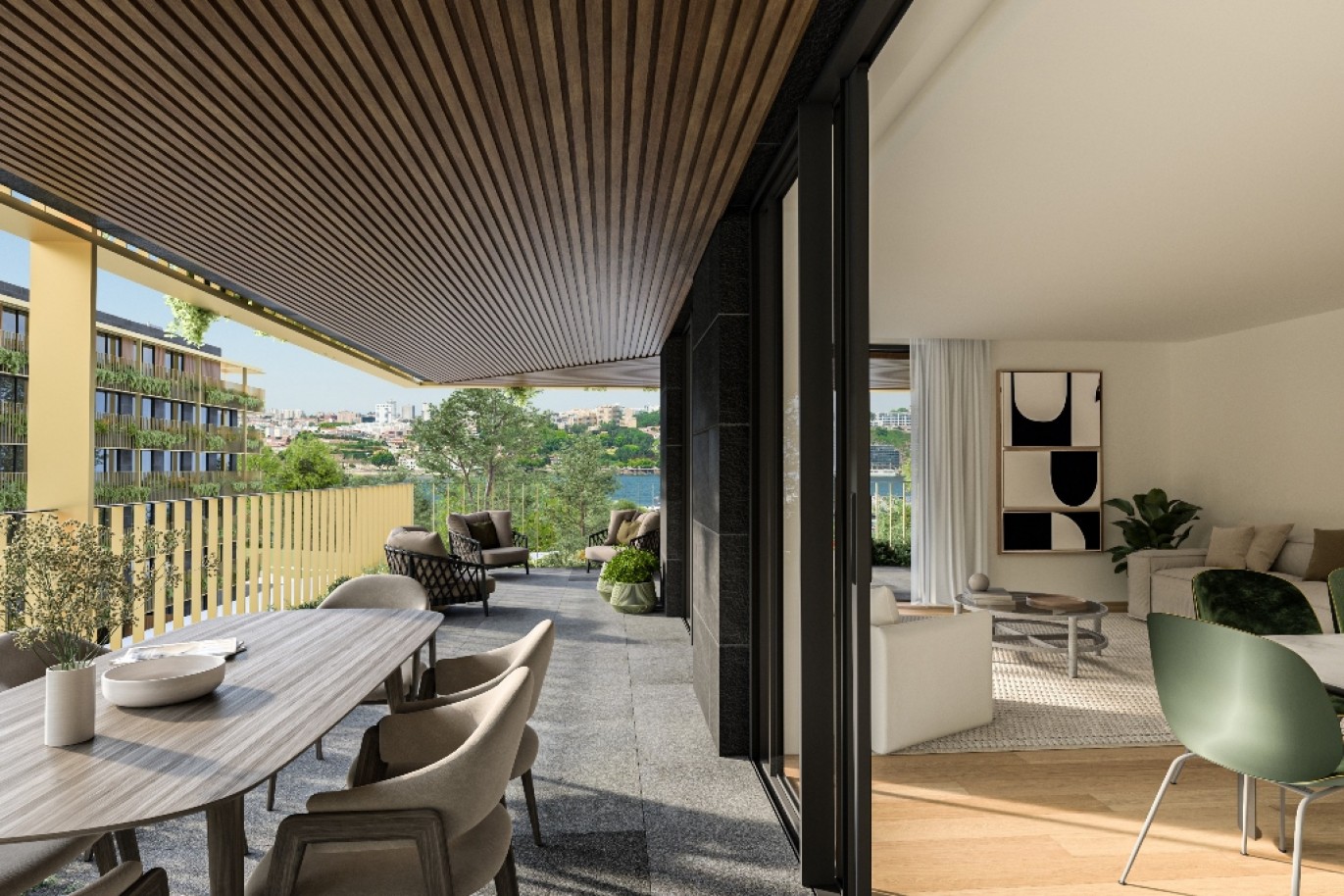 Marina Douro: apartamento de 1 quarto com terraço Foz de Gaia, Portugal_380527