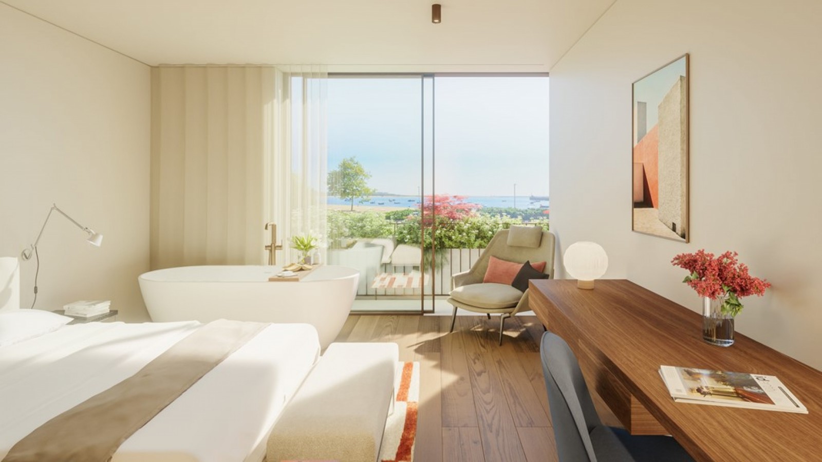 Apartamento 4+1 dormitorios con balcón y vistas río en Porto, Portugal_380772